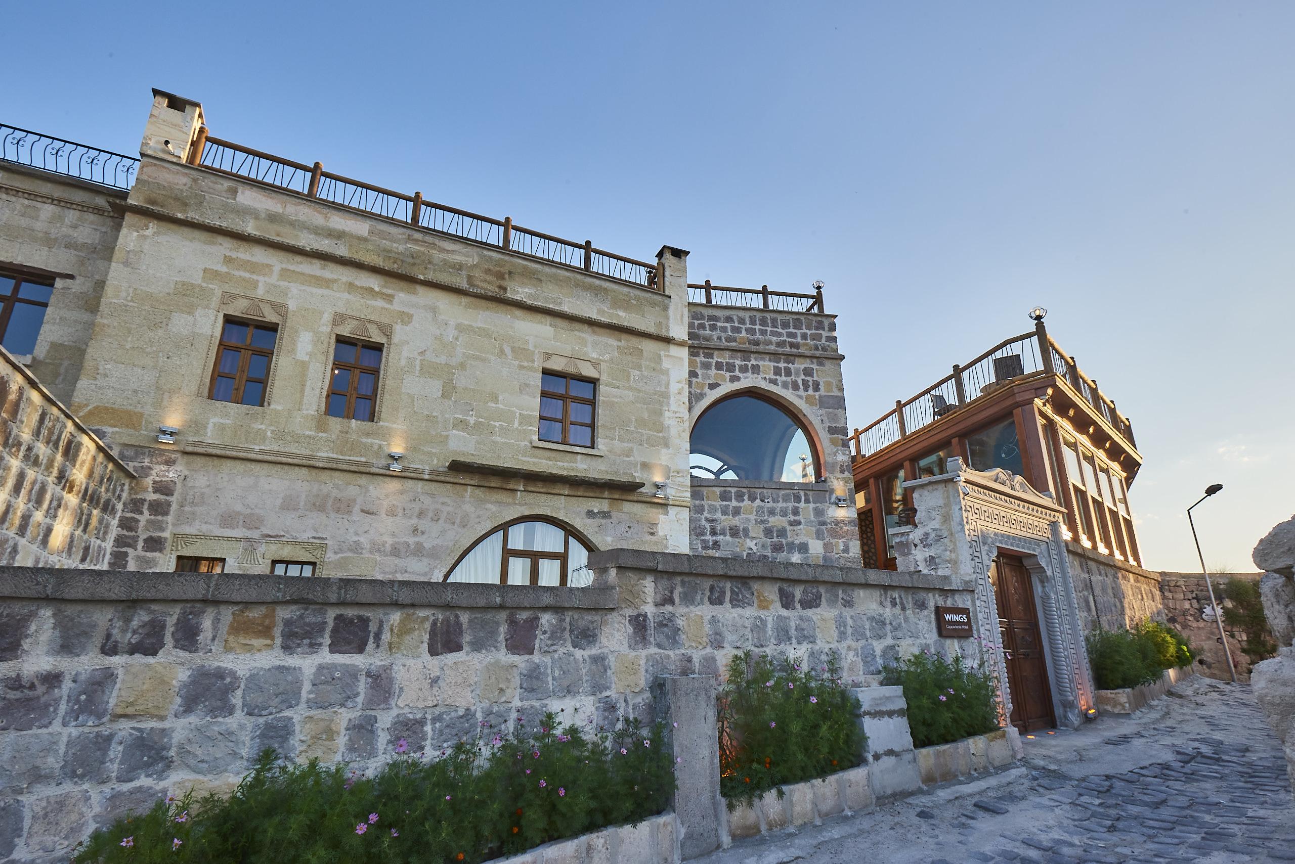 Wings Cappadocia Hotel Üchisar Bagian luar foto