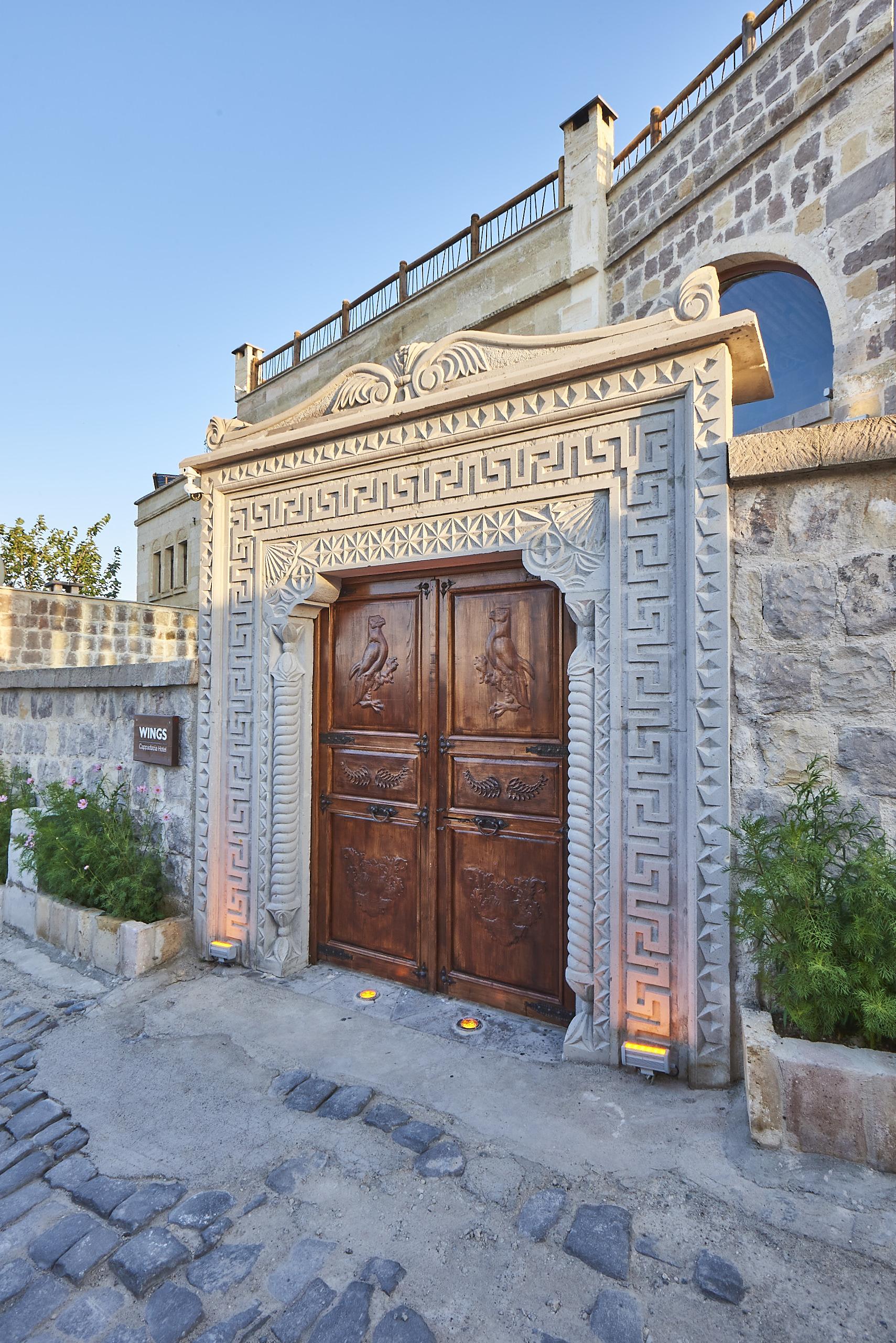Wings Cappadocia Hotel Üchisar Bagian luar foto